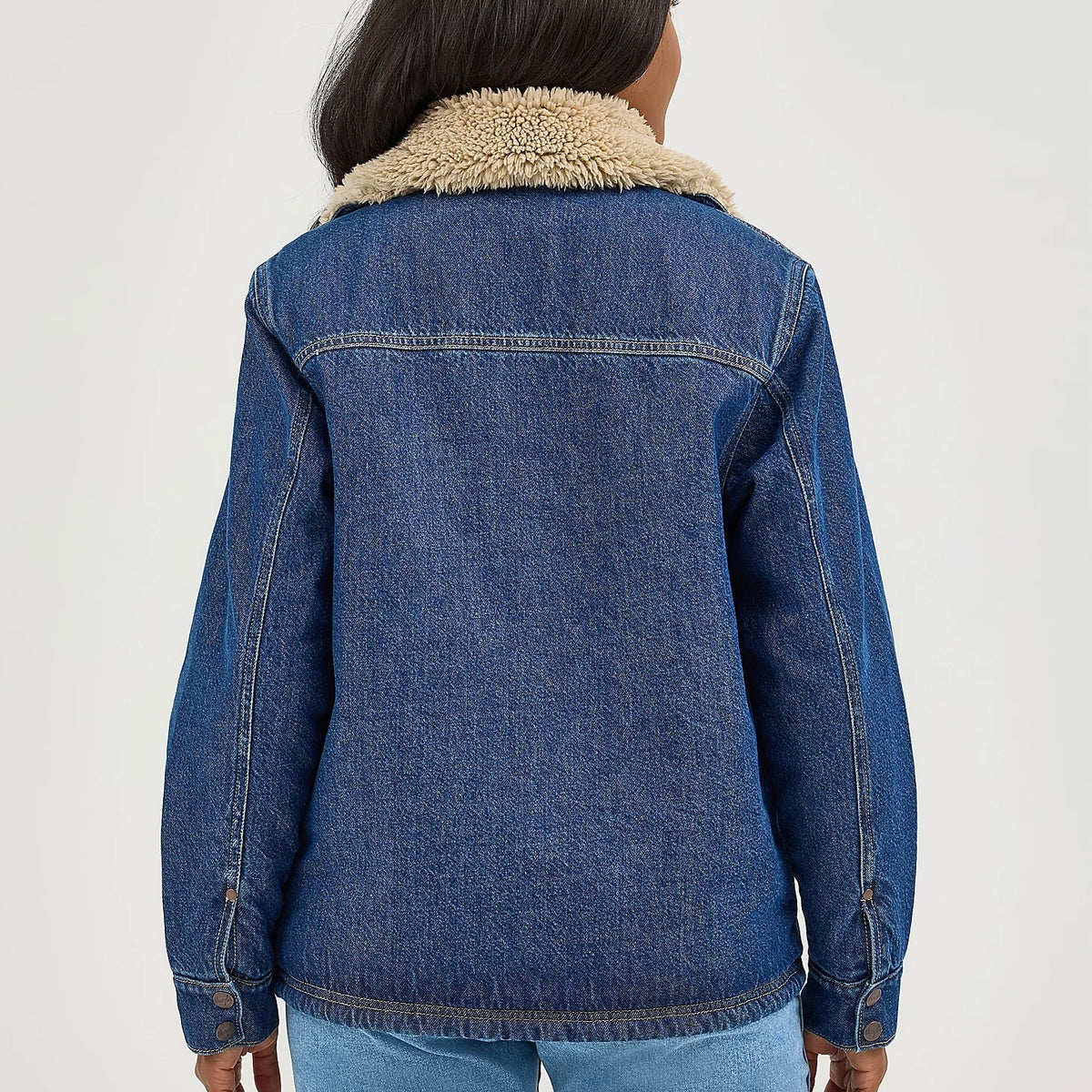 Women's Western Sherpa Lined Denim Range Coat