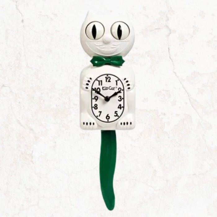 Candy Cane Green and White Kit-Kat Klock