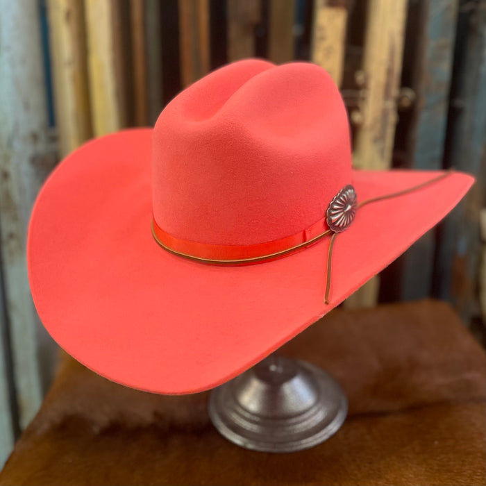 The Justin Vintage Collection Coral Cowgirl Hat