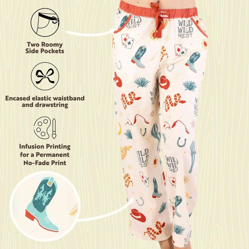 Wild Wild Rest Women's Regular Fit PJ Pants