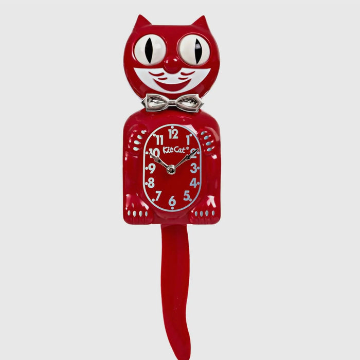 Retro Red Kitchen Edition Kit-Cat Klock