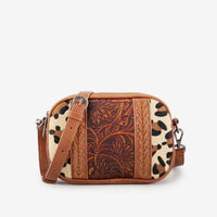 MONTANA WEST TOOLED WHIPSTITCH CROSSBODY BAG