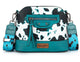 Wrangler Zippered Cow Print Crossbody Bag