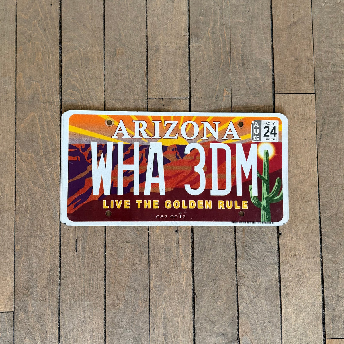 Arizona License Plate