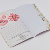 Periwinkle Pink Flowers Notebook