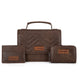 Wrangler 3PCs Set Mini Top Handle Crossbody/Wallet/Card Case Set