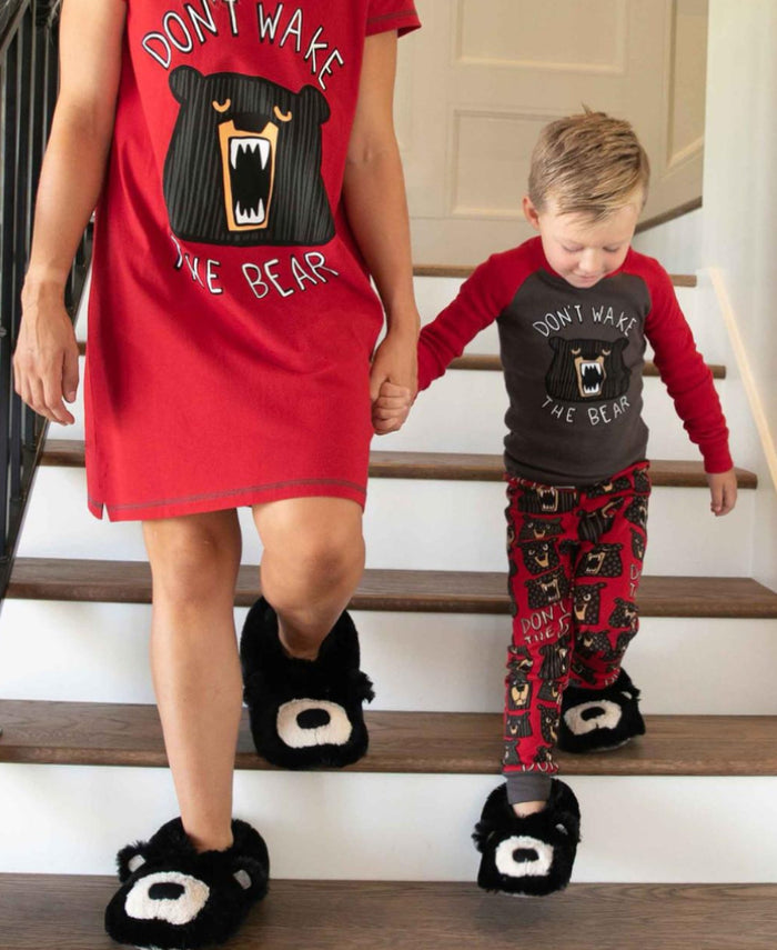 Lazy One Bear Critter Slippers