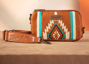 Wrangler Aztec Knitted Mini Crossbody
