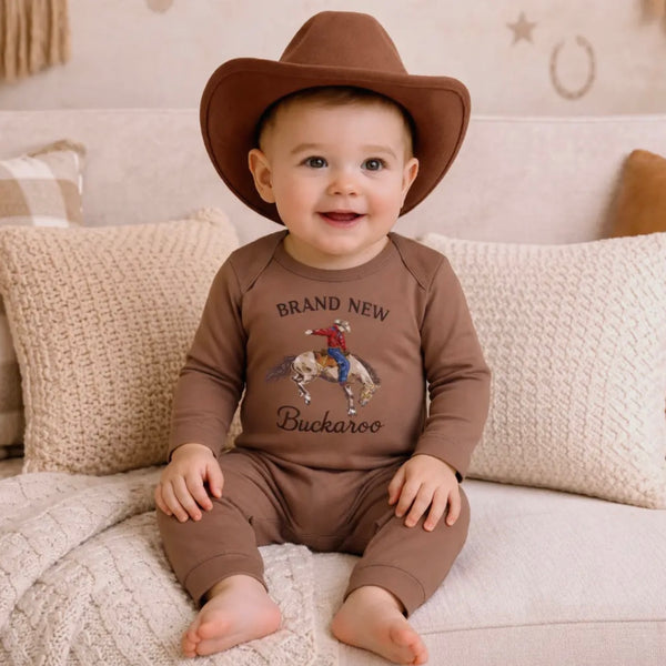Brand New Buckaroo Baby Romper