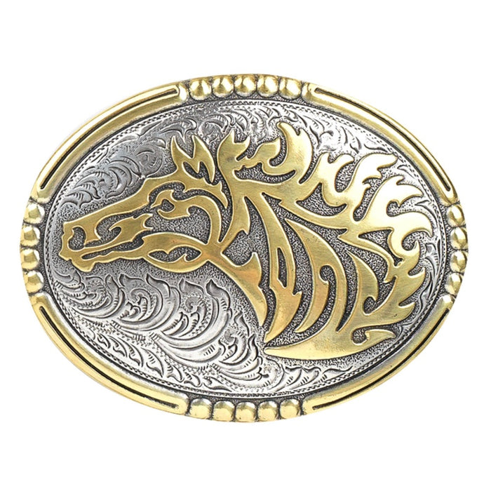 Men’s Vintage Horse Head Buckle