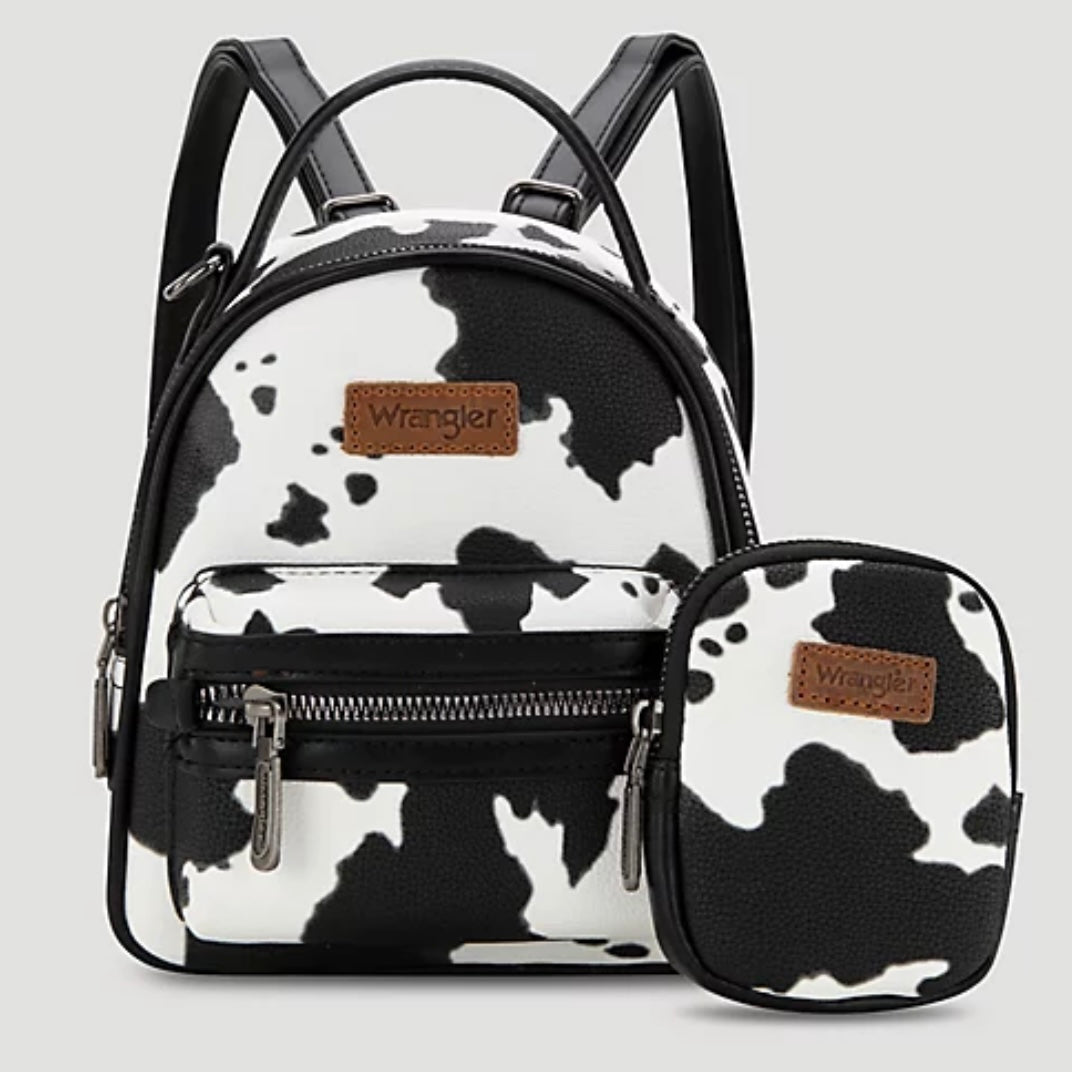 COW PRINT MINI BACKPACK