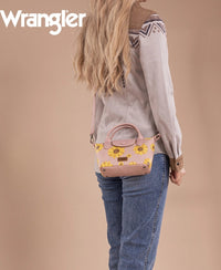 Wrangler Sunflower Print Mini Crossbody Bag