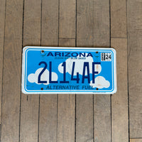 Arizona License Plate- Alternative Fuel