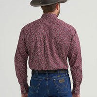 Wrangler George Strait Long Sleeve Button Down Two Pocket Shirt