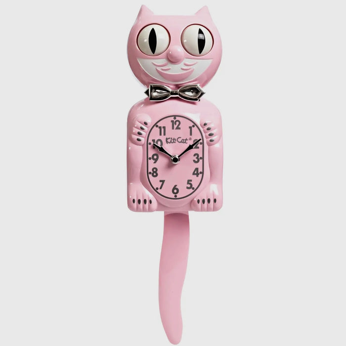 Retro Pink Kitchen Edition Kit-Cat Klock