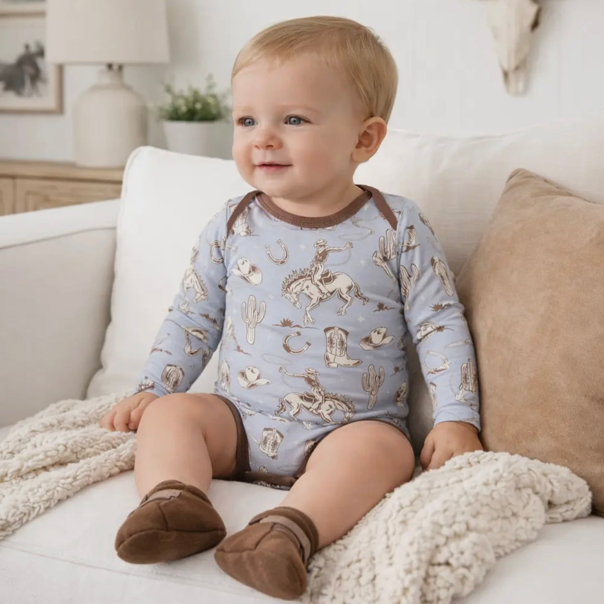 Western Cowboy Baby Onesie