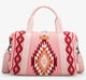 Wrangler Aztec Knitted Trolley Sleeve Duffel Bag