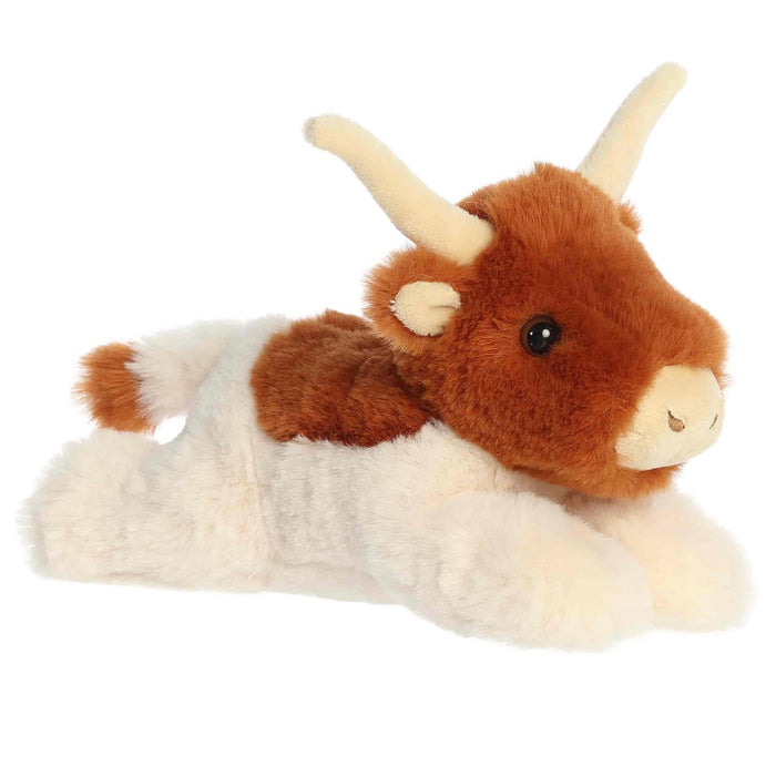 8" Buck Longhorn Cow Plush