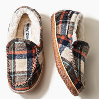 Tempe Brown Autumn Plaid Minnetonka Moccasin
