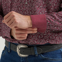 Wrangler George Strait Long Sleeve Button Down Two Pocket Shirt