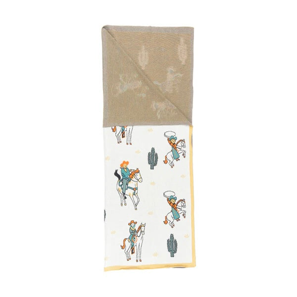 Myra Cowgirl Roundup Throw Blanket