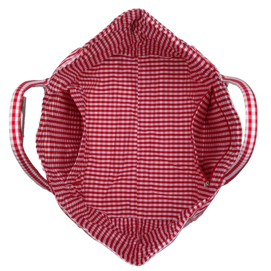 LEE Plaid Cotton Tote