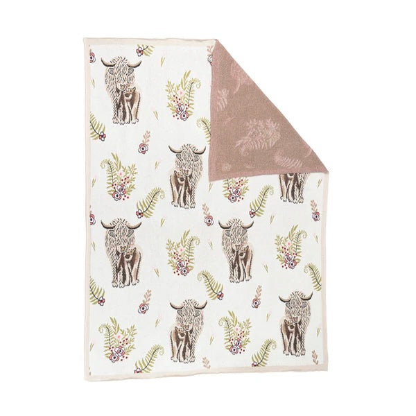 Myra Highland Bloom Throw Blanket