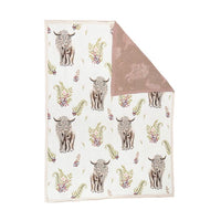 Myra Highland Bloom Throw Blanket