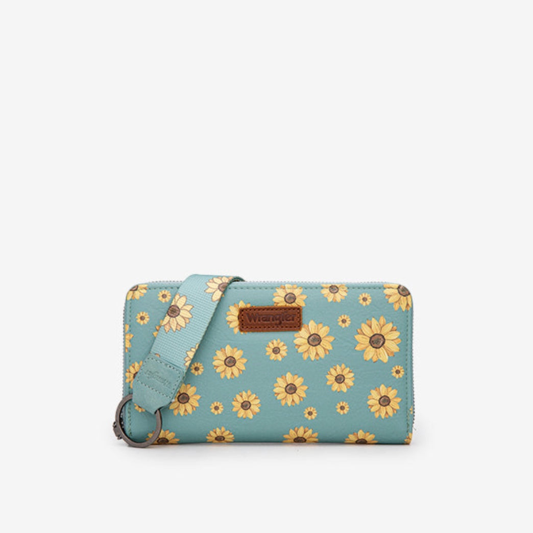 Wrangler Sunflower Print Wristlet