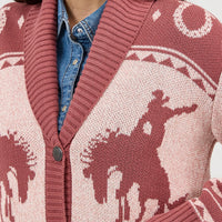 Woman's Wrangler Retro Western Cardigan