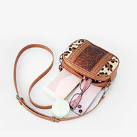 MONTANA WEST TOOLED WHIPSTITCH CROSSBODY BAG