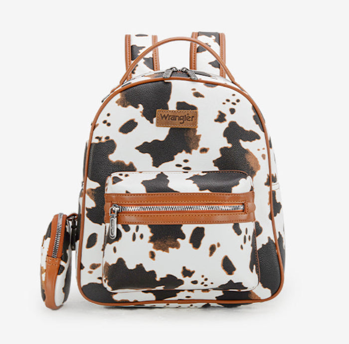 Wrangler Cow Print Backpack