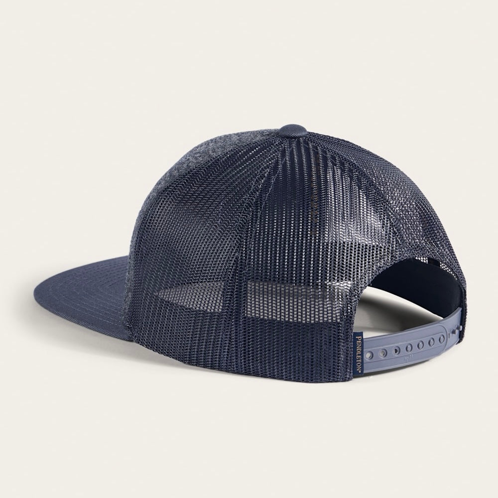 Pendleton Charcoal Wool Trucker SnapBack Cap