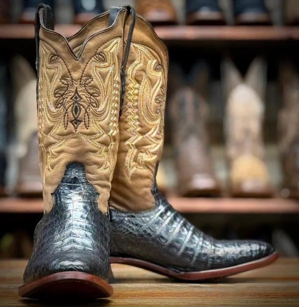 Tanner Mark Men's Caiman Belly Boot