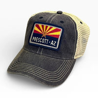 Prescott Arizona Flag Patch Mesh SnapBack Baseball Cap