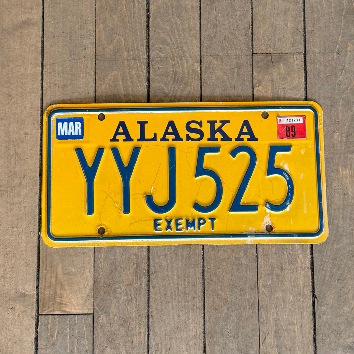 Alaska License Plate