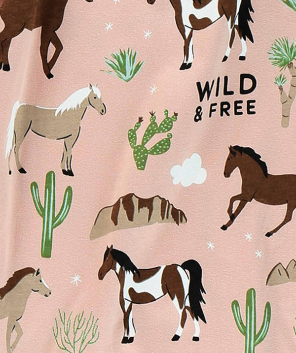 Lazy One Wild & Free Women's Regular Fit Horse PJ Pant