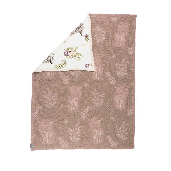 Myra Highland Bloom Throw Blanket