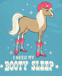 Lazy One ‘I NEED MY BOOTY SLEEP’ Kid's Long Sleeve PJ Set