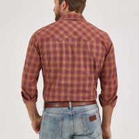 Men's Wrangler Retro Long Sleeve Sawtooth Snap Pocket Western Shirt