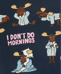 Lazy One I Don't Do Mornings Women's Regular Fit Moose PJ Pant