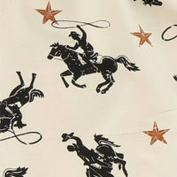 Lazy One Yee-Haw Kid's Long Sleeve Cowboy PJ Set