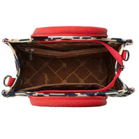 Wrangler Cow Print Concealed Carry Tote/Crossbody -Red