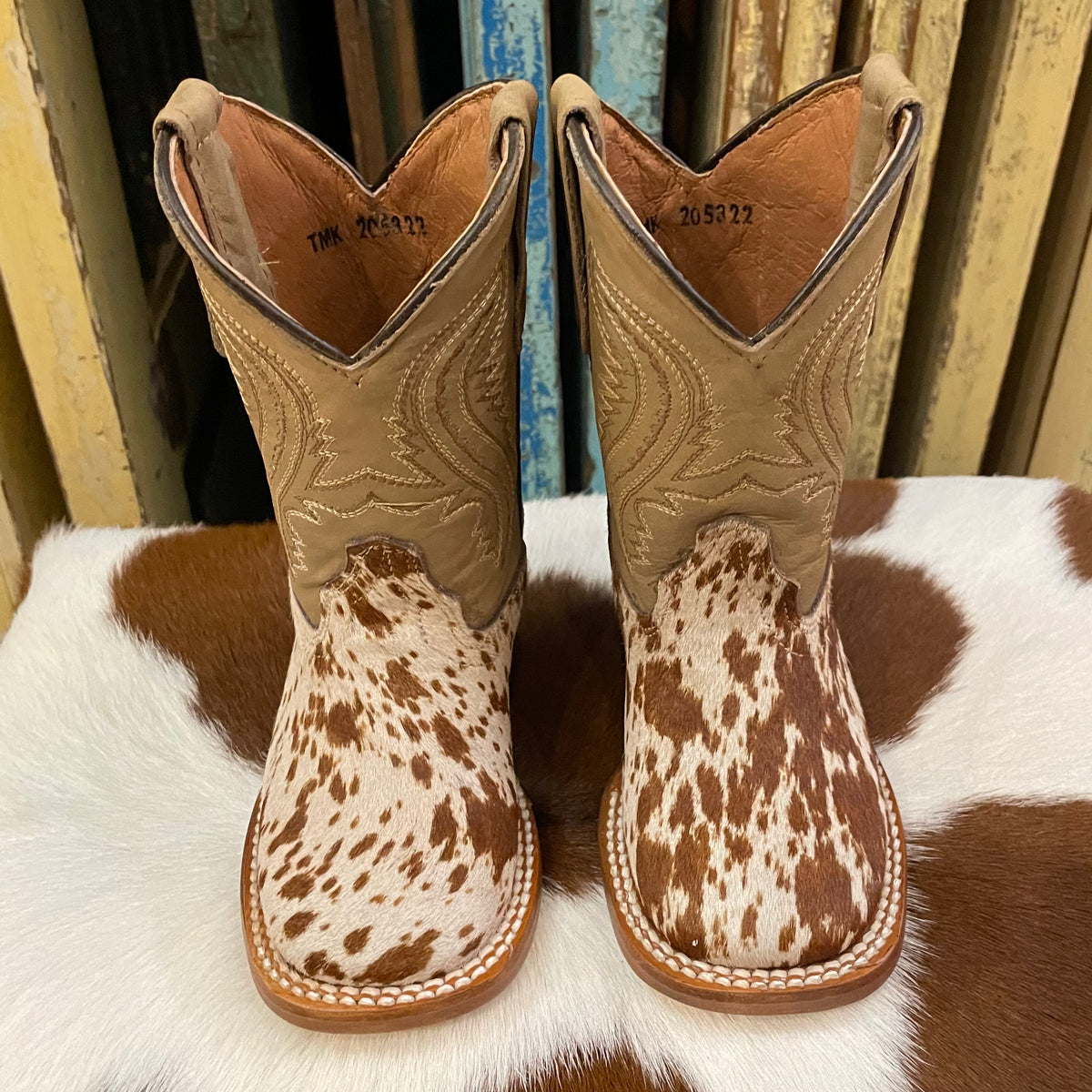 Kid’s Beau Cowhide Tanner Mark Boots