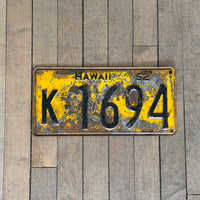 Hawaii License Plate