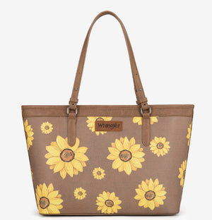 Wrangler Sunflower Print Wide Tote Bag