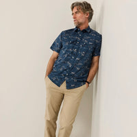 Pendleton Men’s Short-Sleeve Blue Cowboy Laramie Snap-Front Shirt