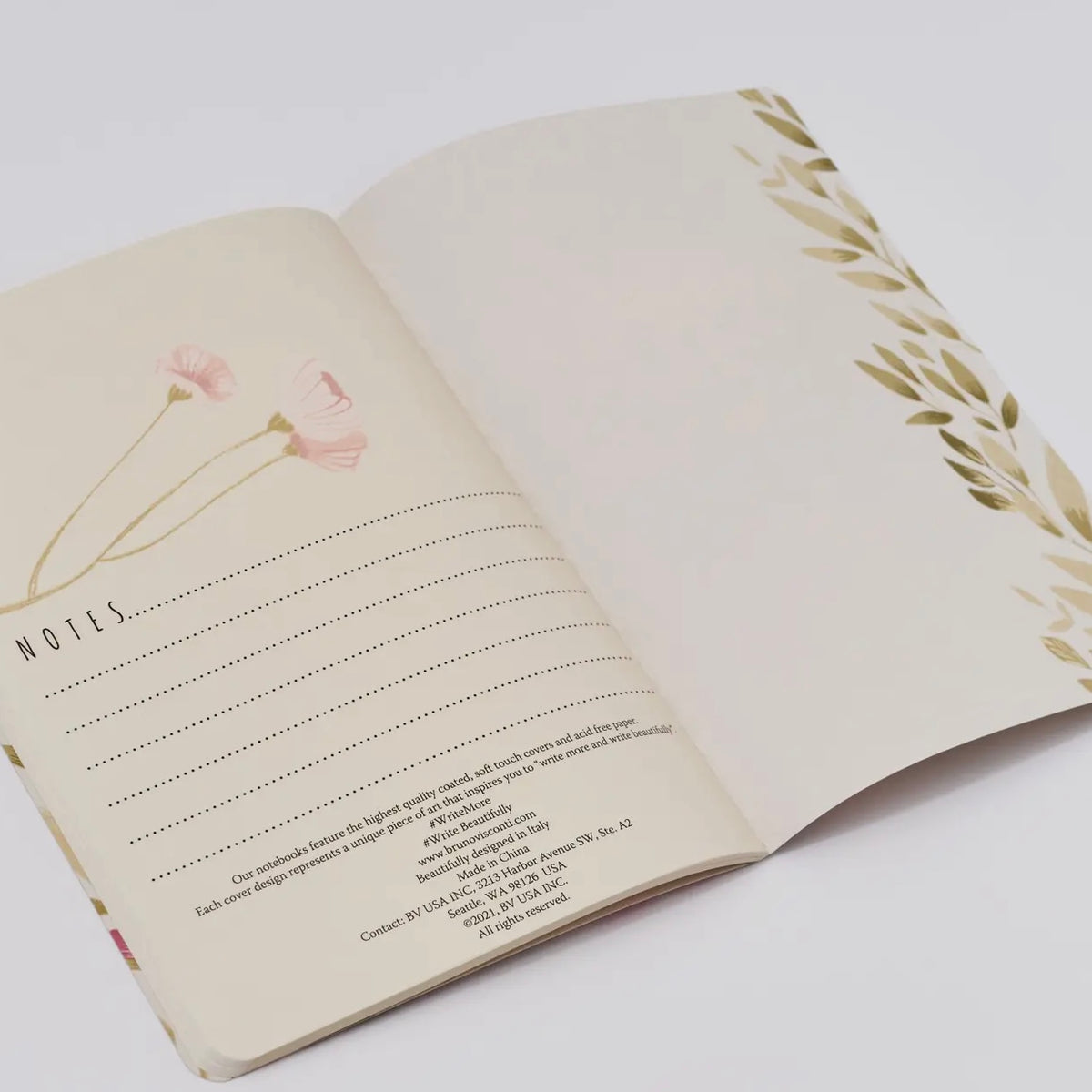 Spring Flowers Notebook