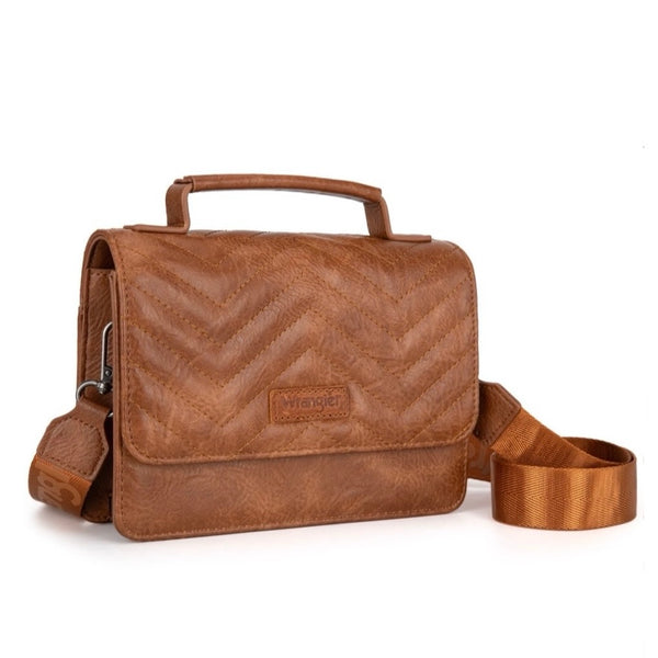 Wrangler 3PCs Set Mini Top Handle Crossbody/Wallet/Card Case Set