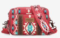 Wrangler Aztec Printed Crossbody Purse